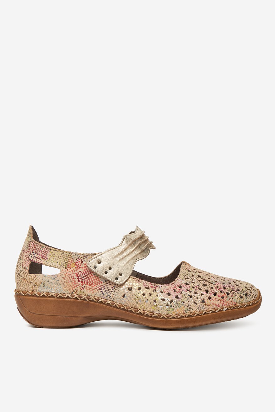 
                Rieker - Sandały skórzane - 5903698361659