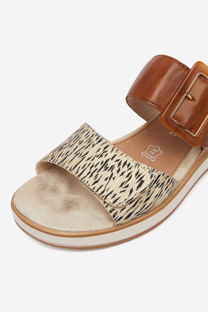 Remonte - Klapki skórzane - 5906751744901