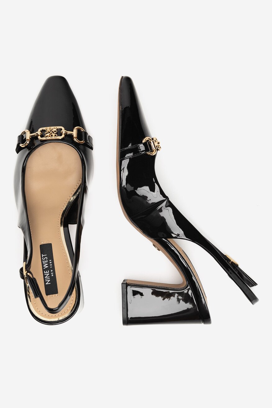 Pantofi cu toc NINE WEST NEGRU - 5906751031445