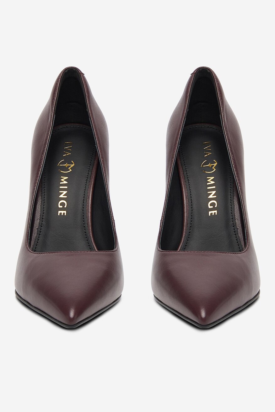 EVA MINGE - Szpilki skórzane - 5906751273814