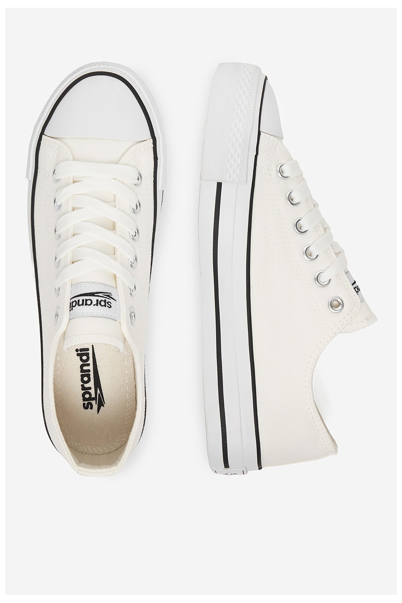 Vászoncipő Sprandi CEOWB-YL201402 FEHÉR