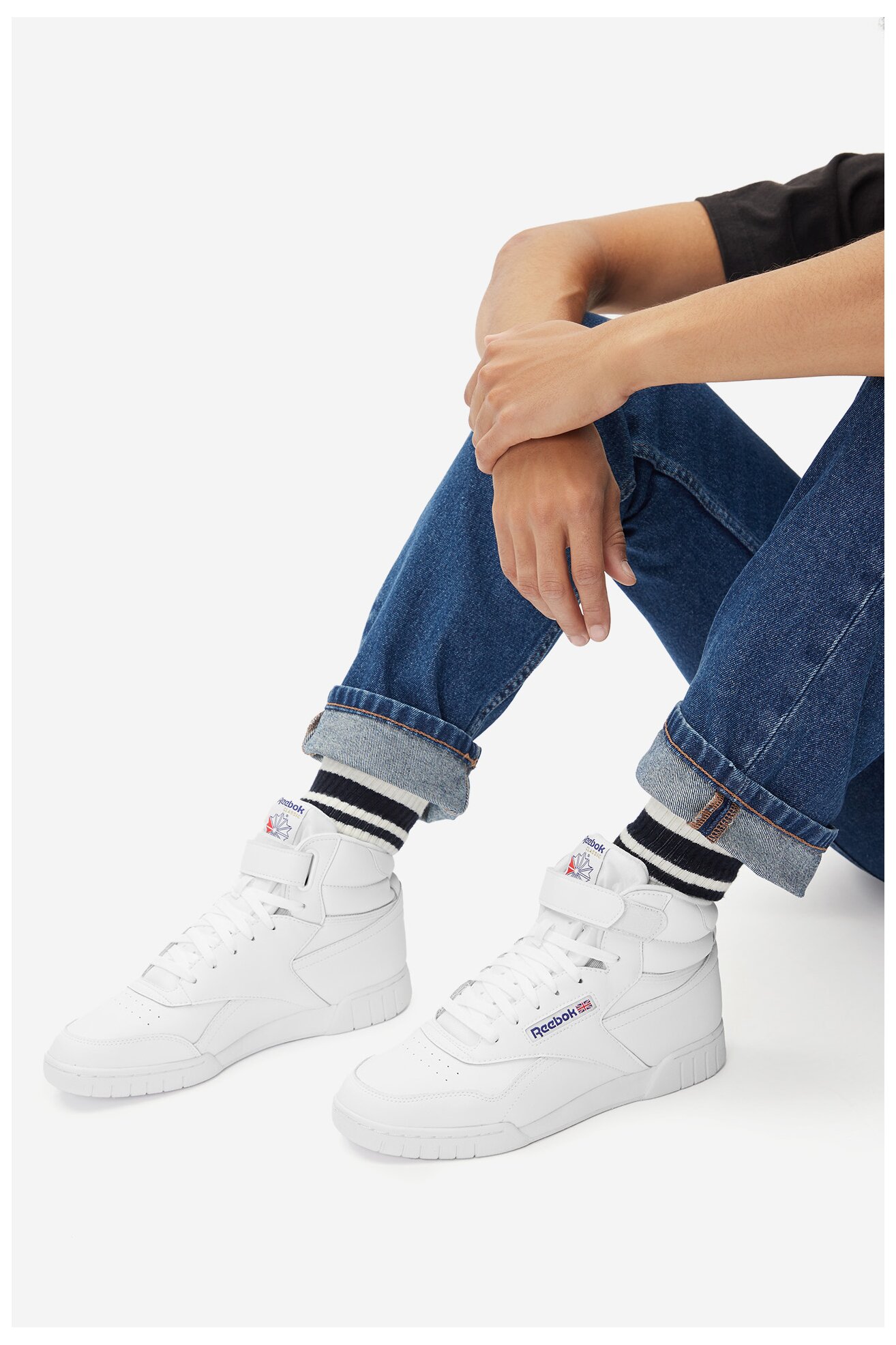 Obuwie sportowe Reebok EO-EX-O-FIT HI 100000108 Biały