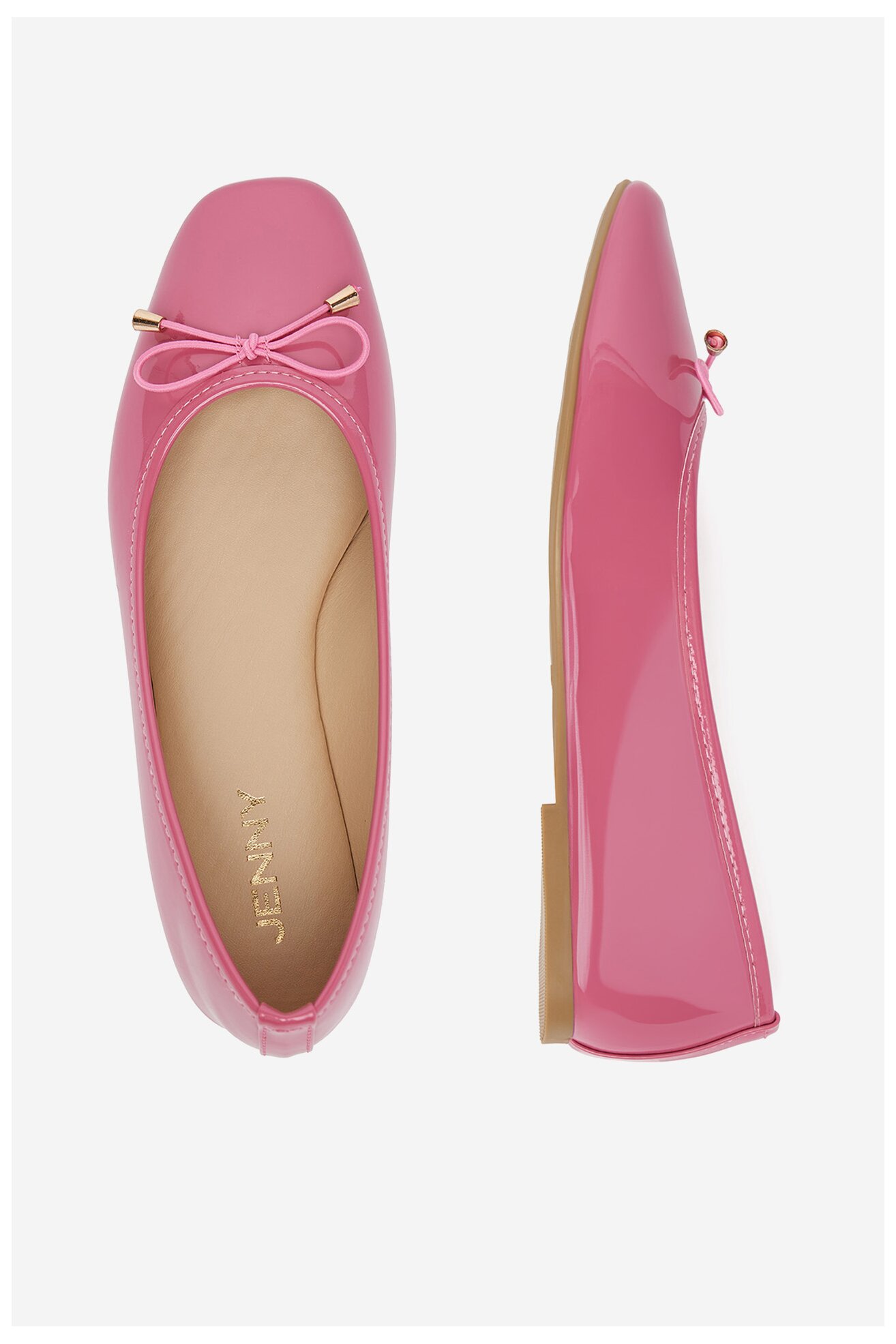 Baleriny Jenny XSFD24-0301-02 Różowy ciemny