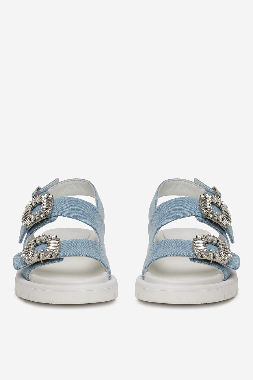 
                Сандалі EVA MINGE ДЖИНСОВИЙ - 5903698602486