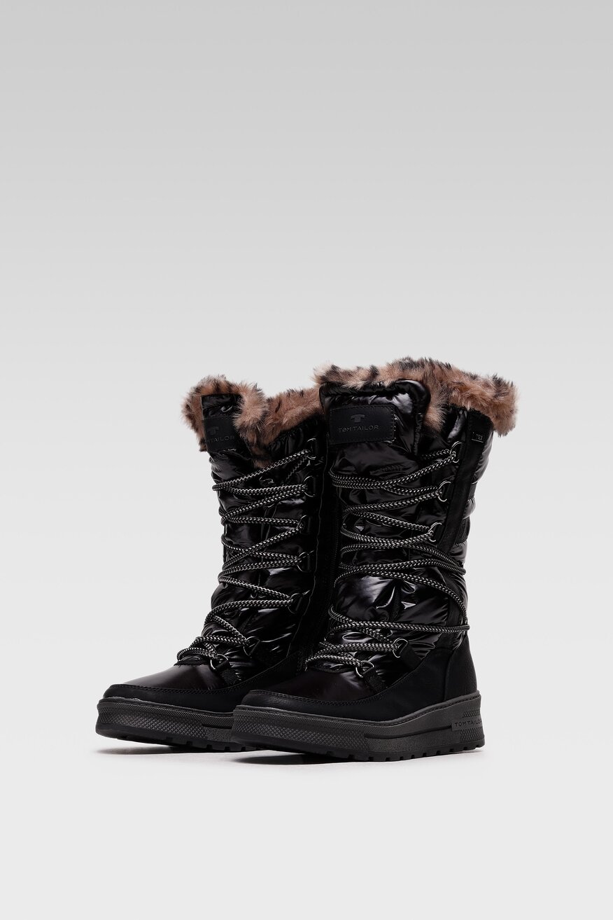 
                Tom Tailor - Kozaki czarne - 5904248089580