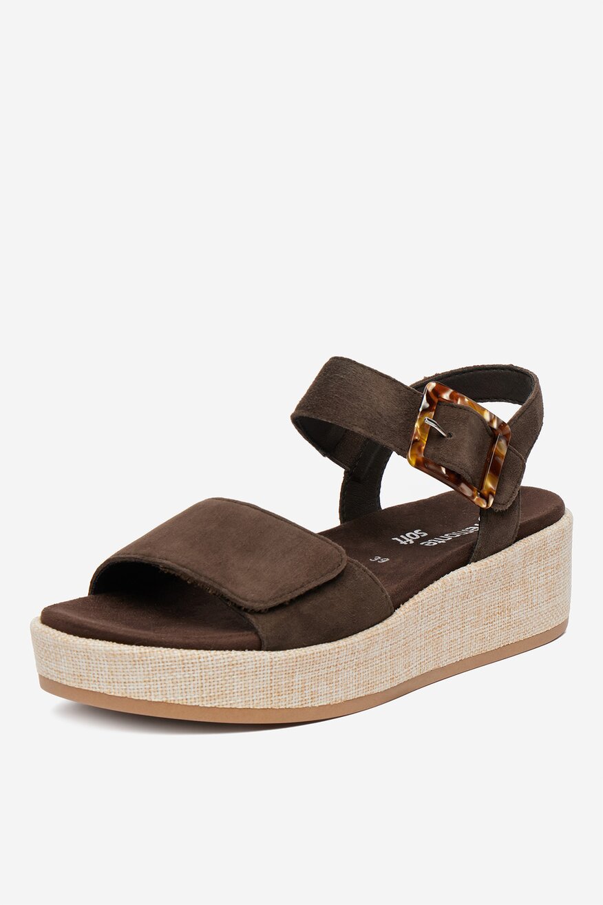 Remonte - Sandały skórzane - 5906751790083