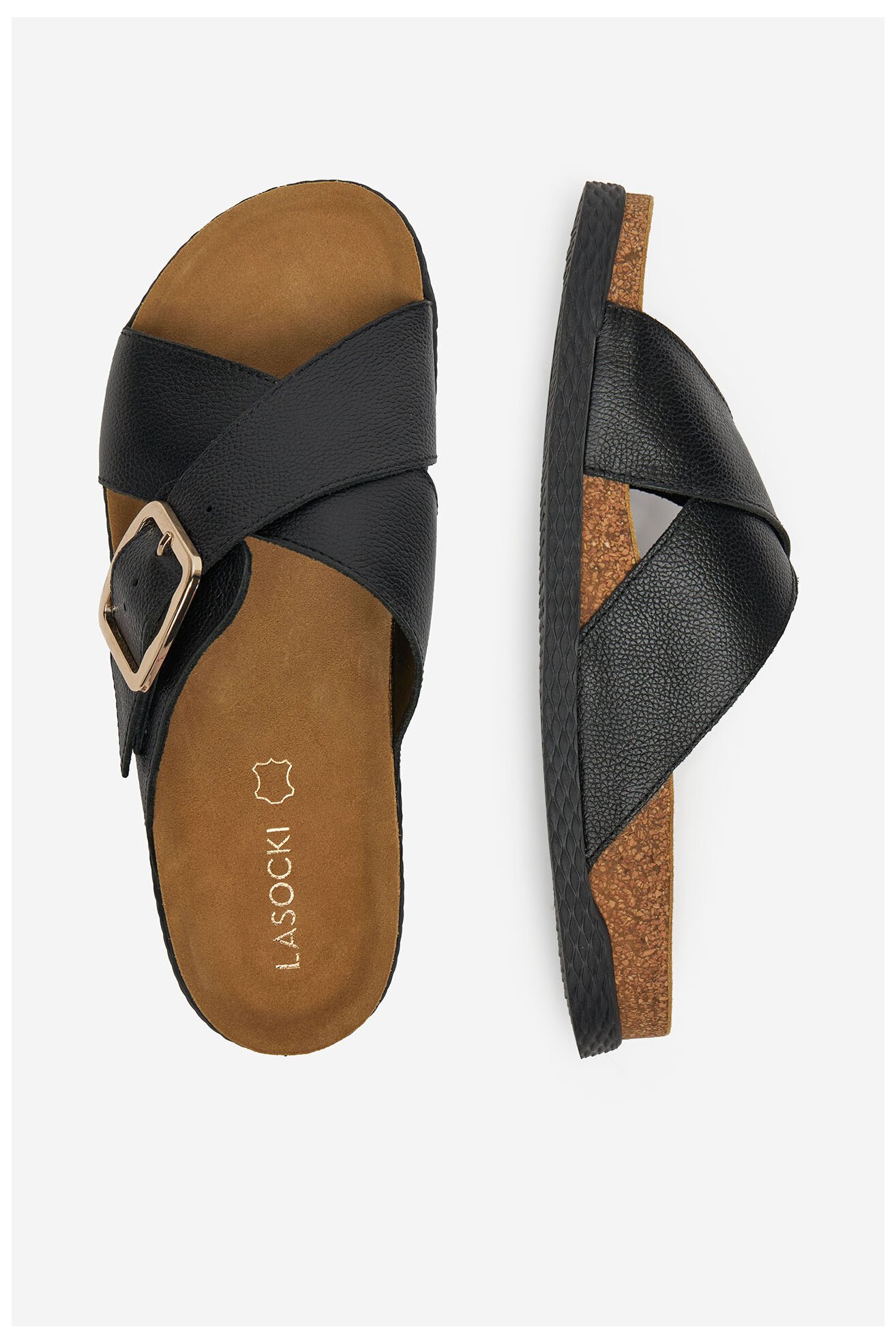 Шльопанець Lasocki ARC-BIERGE-19 ЧОРНИЙ