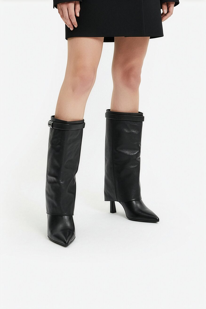 
                EVA MINGE - Botki skórzane - 5906751409046