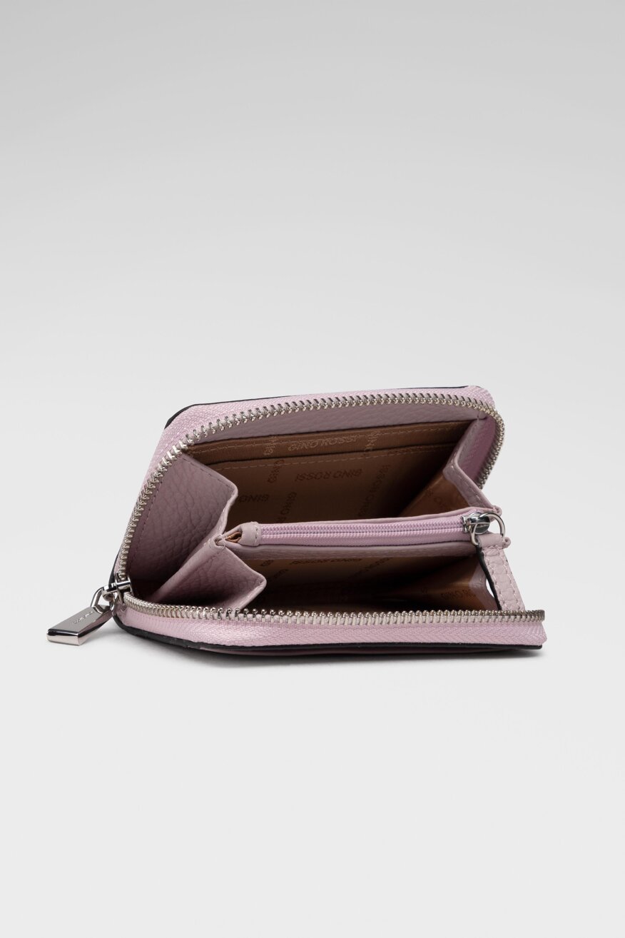 Gino Rossi - Mały portfel damski skórzany pastelowy - 5903698572529