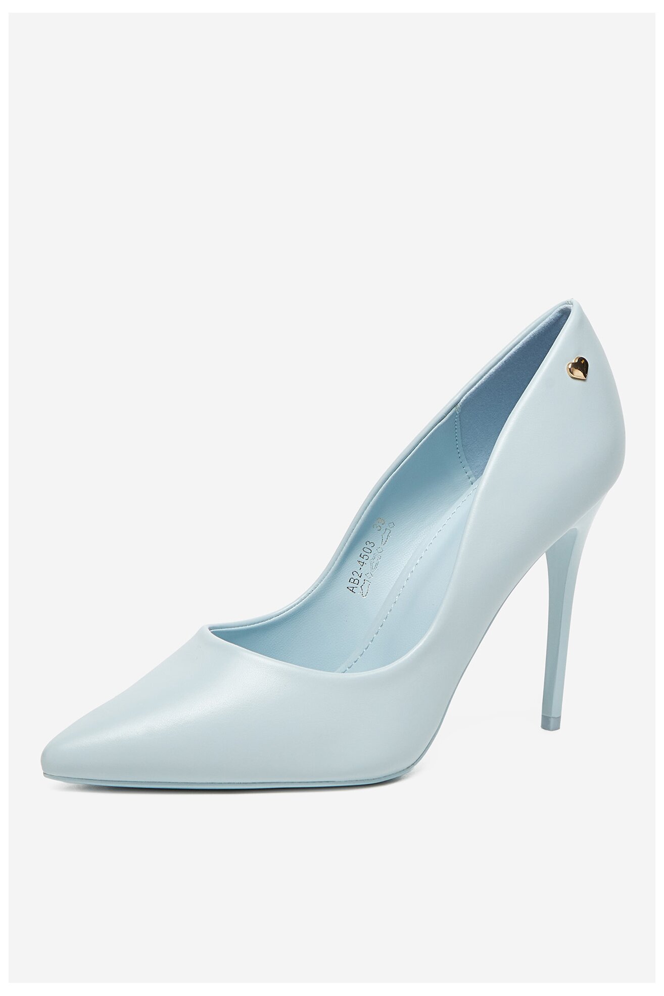 Pantofi cu toc DeeZee AB2-4503 ALBASTRU DESCHIS