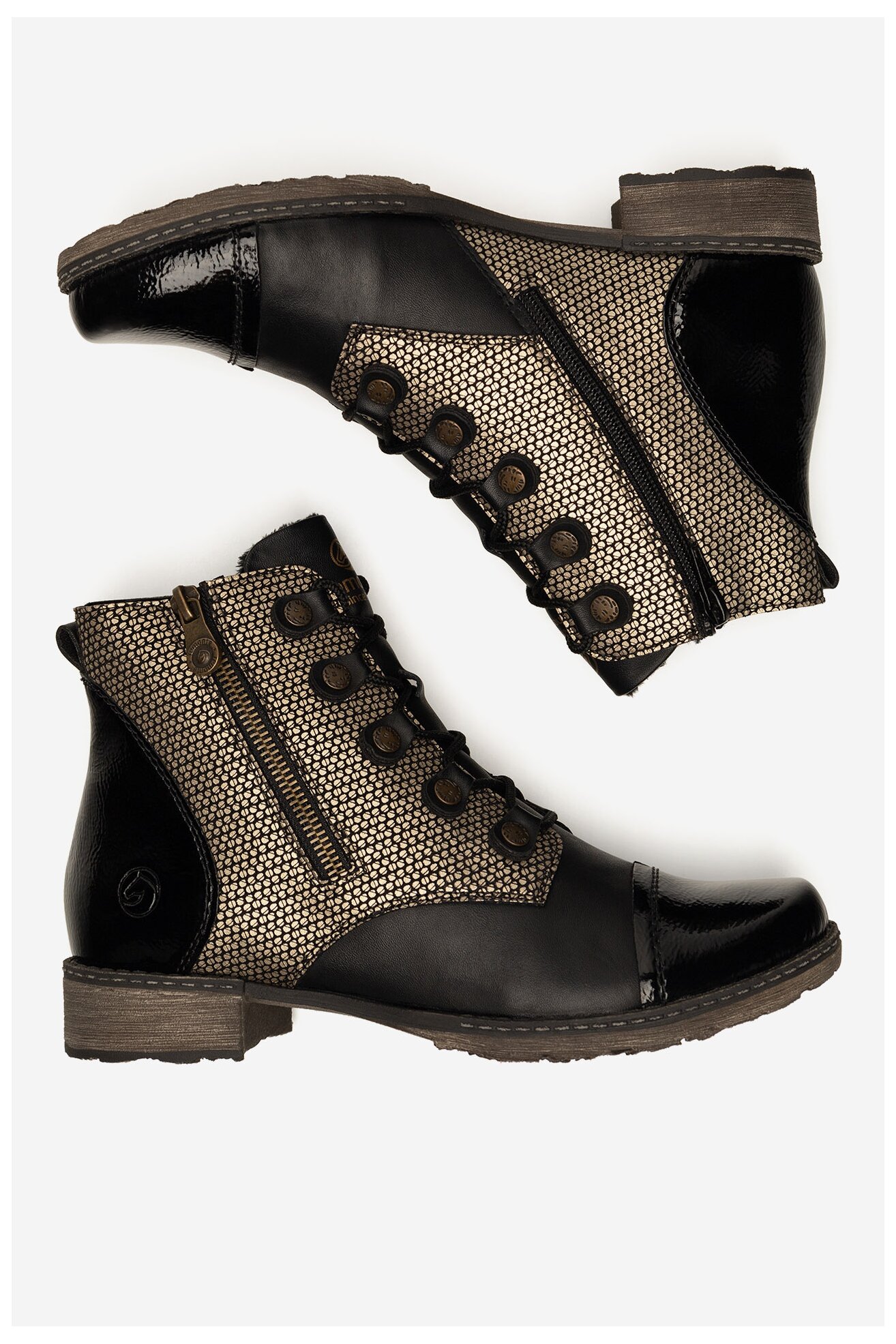 Bocanci Remonte D4391-03 NEGRU