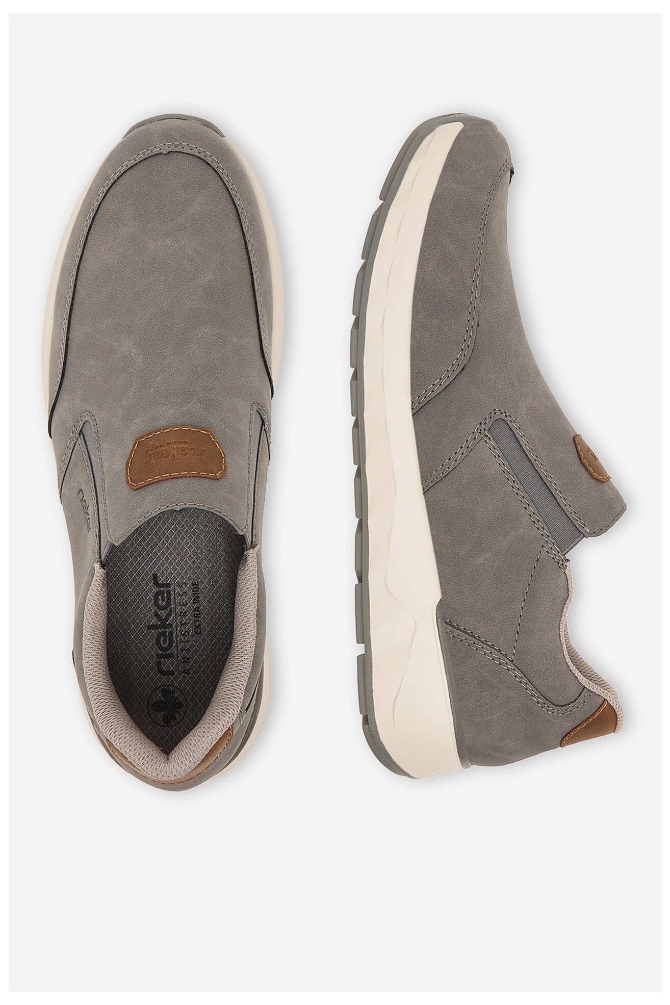 Половинки обувки Rieker CEO-11550-42 СИВ