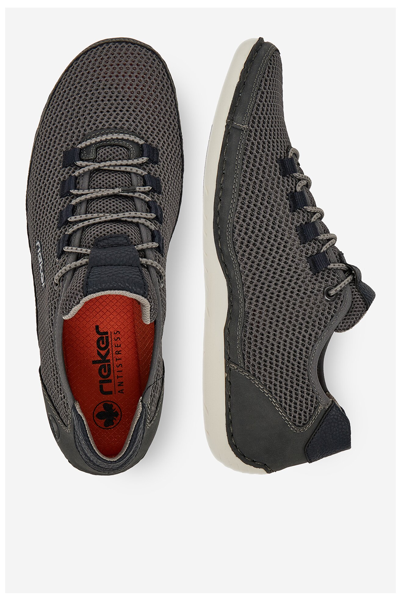 Sneakerși Rieker 07555-45 GRI ÎNCHIS