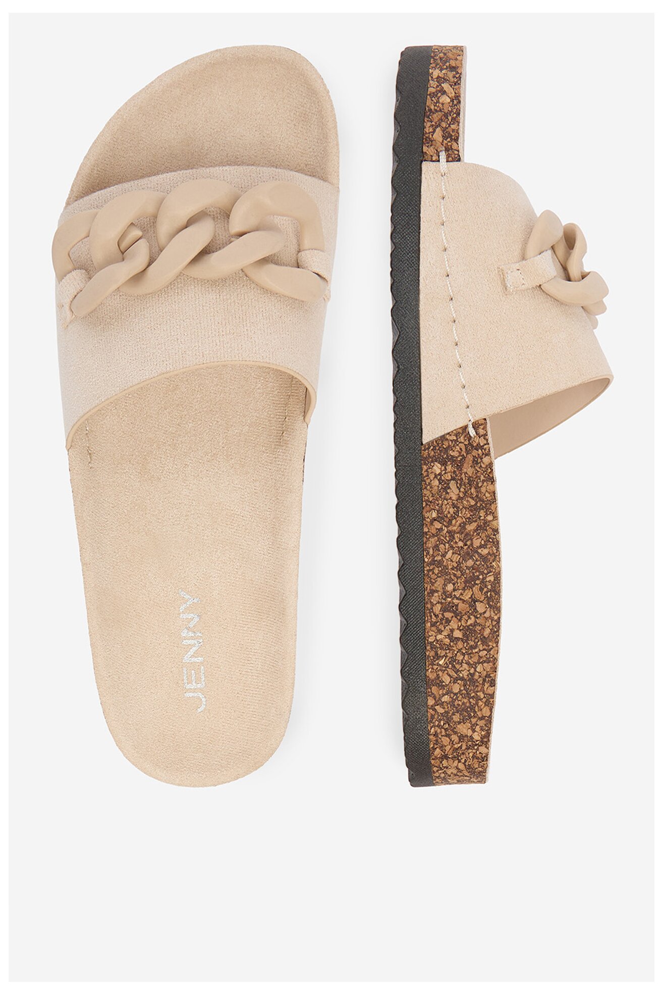 Klapki Jenny CEO-WSLS19-20 Beżowy