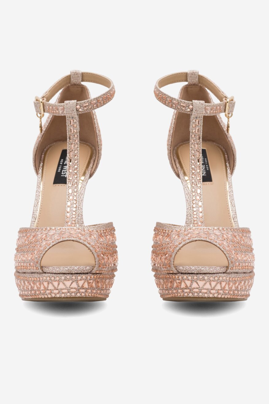 
                NINE WEST - Sandały na szpilce - 5905588153931