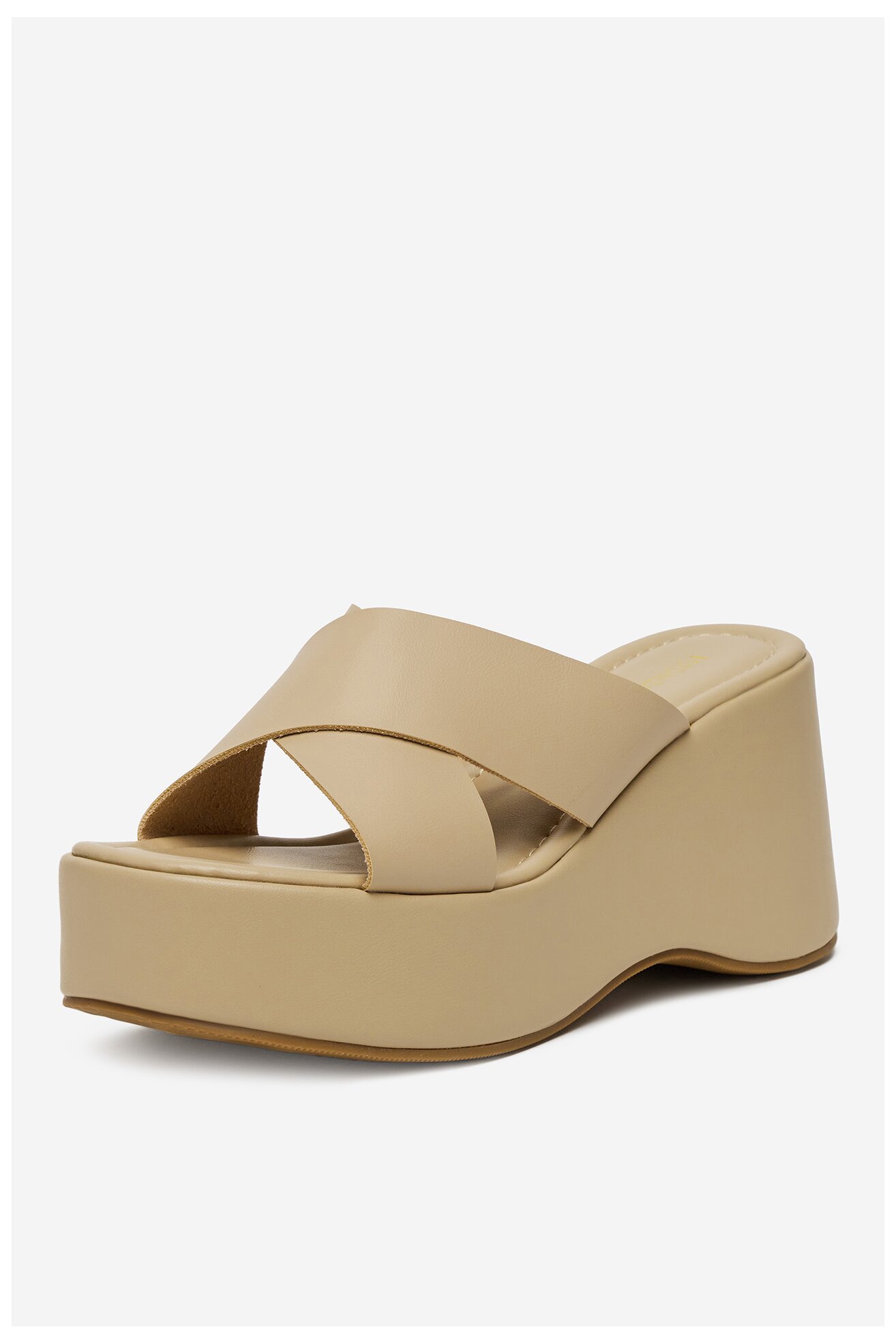 Klapki DeeZee F22067-4 Beżowy