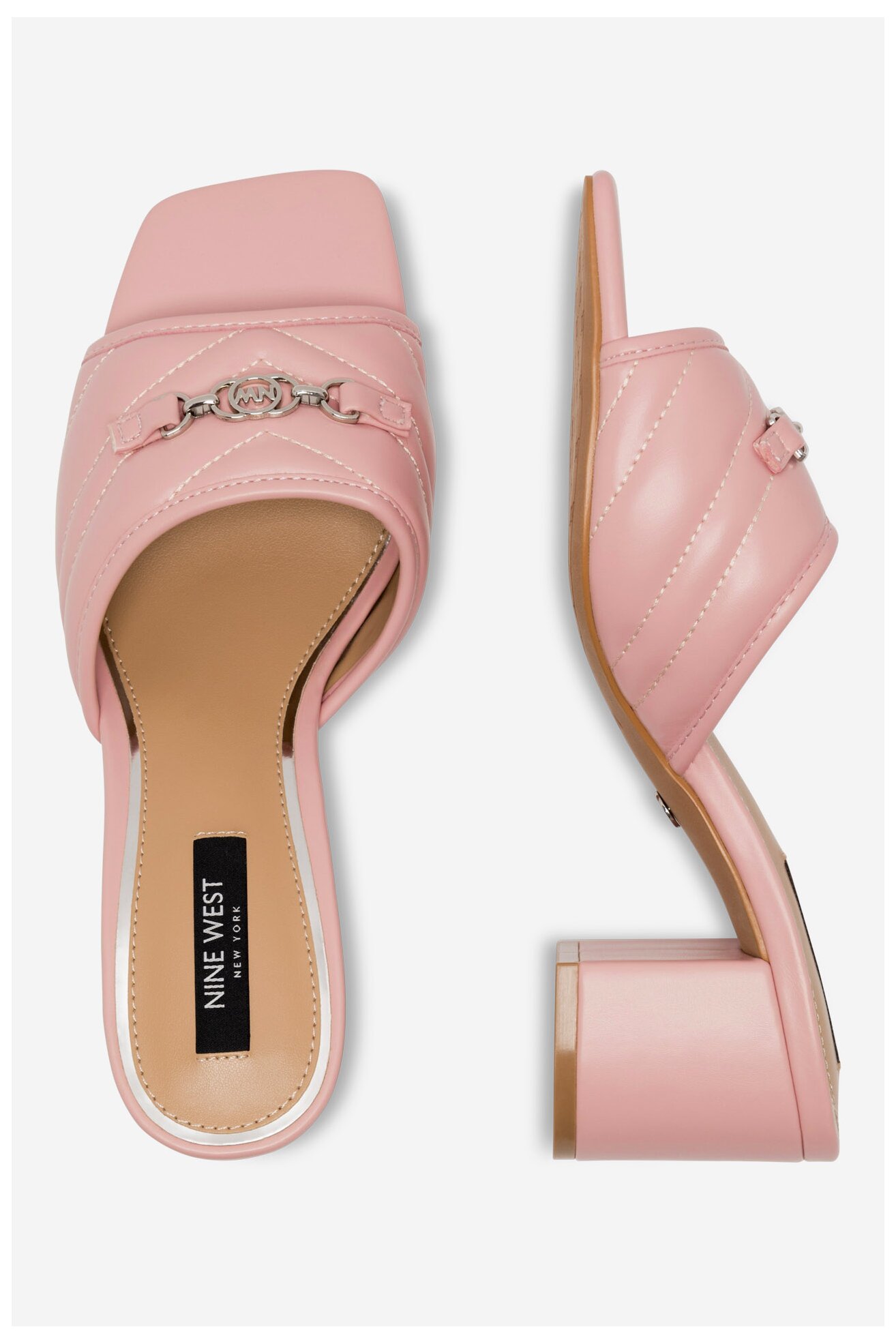 Pantofle NINE WEST 123AL0687 RŮŽOVÁ