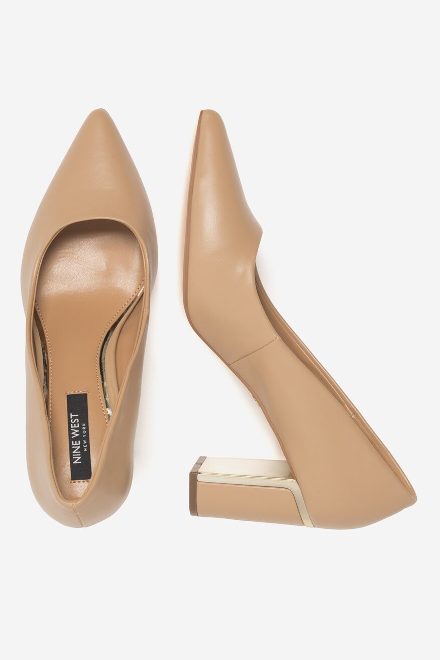 
                NINE WEST - Czółenka na słupku - 5905588472988