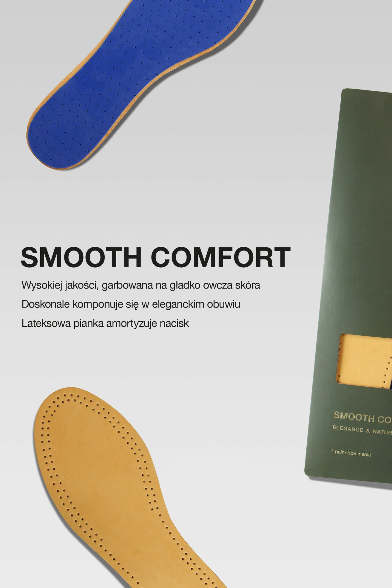 Ulošci za obuću Gino Rossi WKŁADKA SMOOTH COMFORT NR 43-44AZ BEŽ