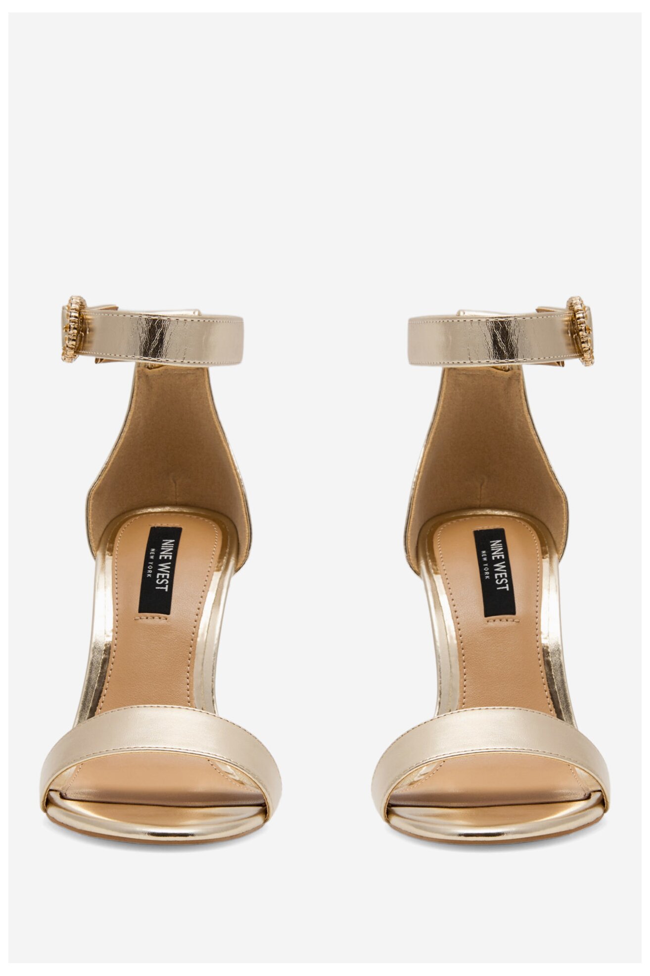 Sandały NINE WEST WFA2646-1 Złoty