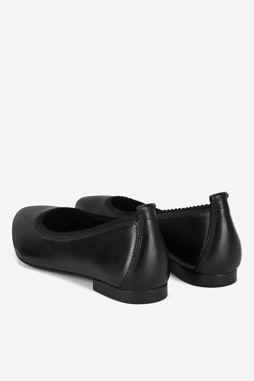 Lasocki - Baleriny skórzane - 5905588774082