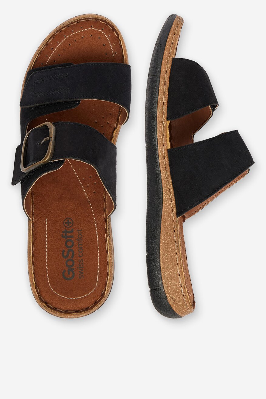 
                Go Soft - Klapki skórzane - 5906751950906