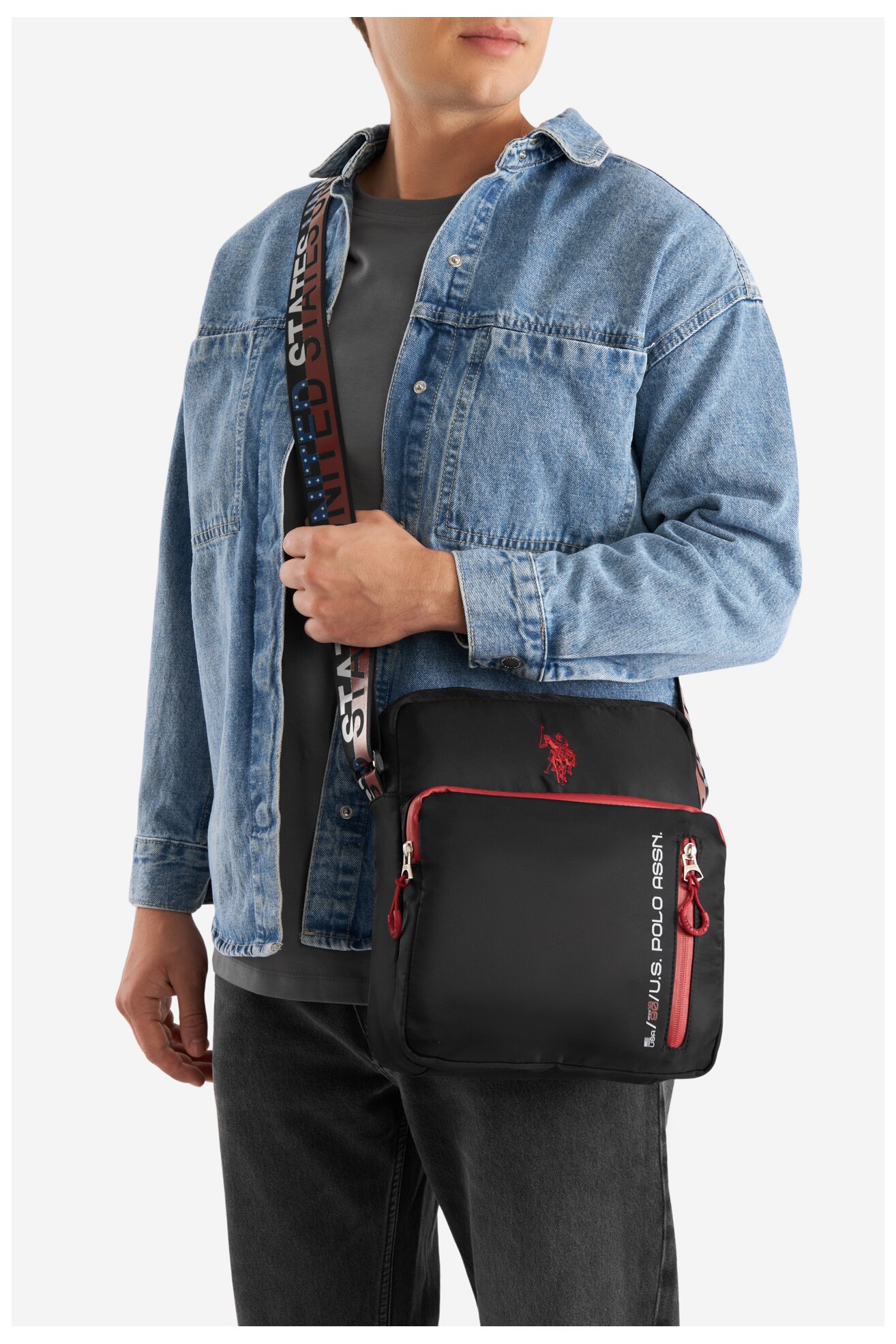 Torba męska U.S. POLO ASSN. BIUXT5682MIA Czarny