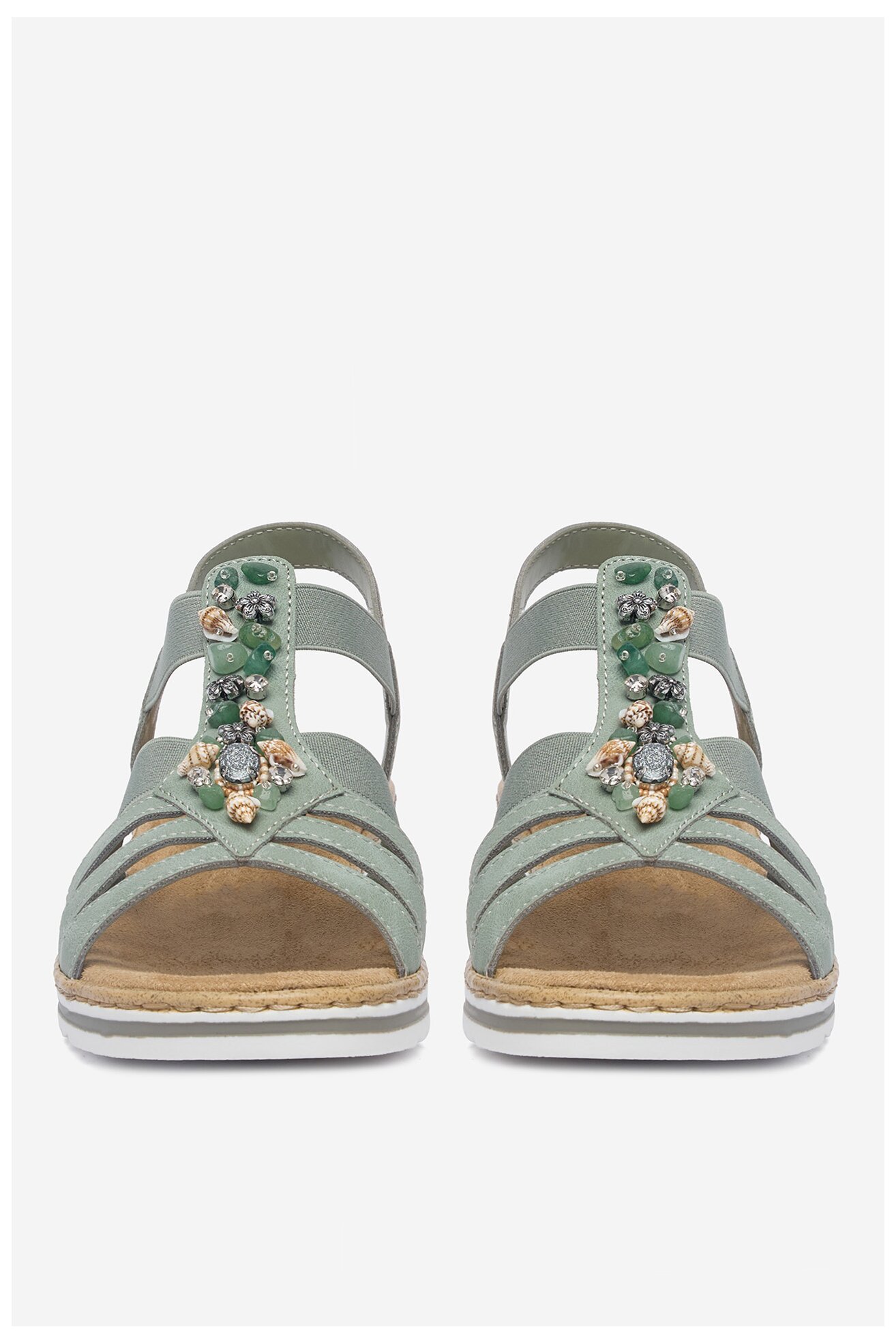 Sandały Rieker CEO-V0649-52 Oliwkowy jasny