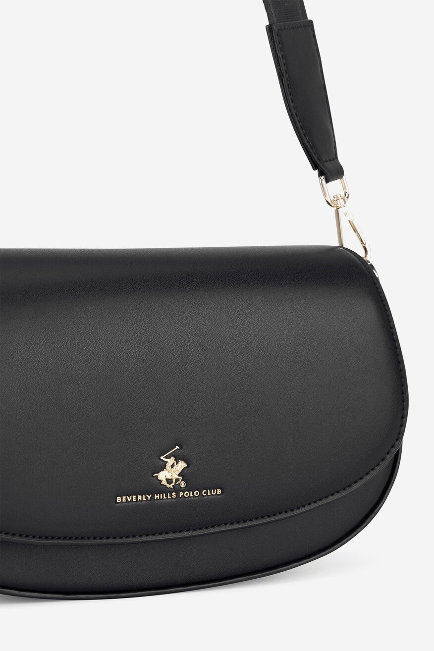 
                Дамска чанта Beverly Hills Polo Club ЧЕРЕН - 5906751619025