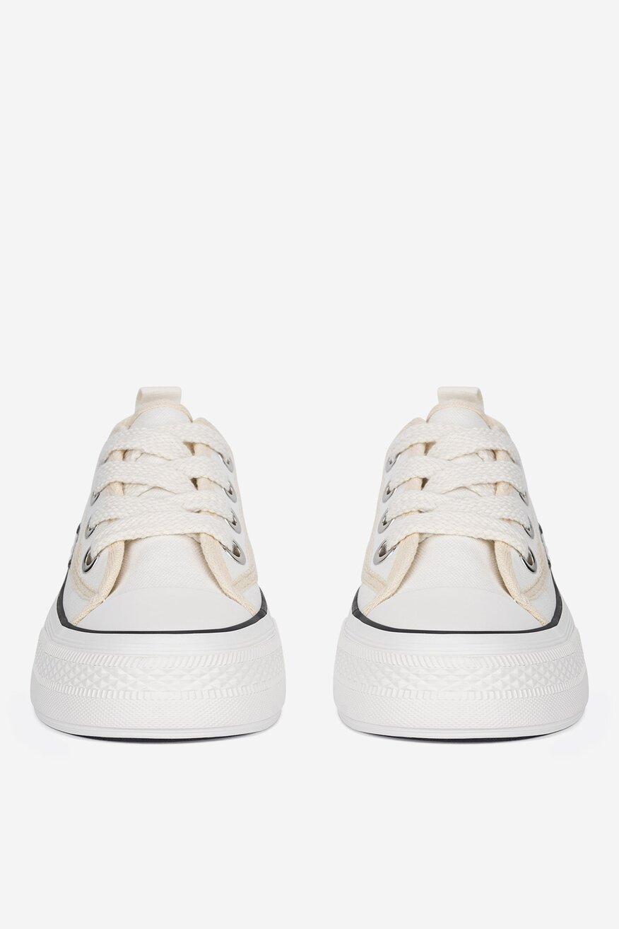 
                Pantofi pânză DeeZee ALB - 5905588793434