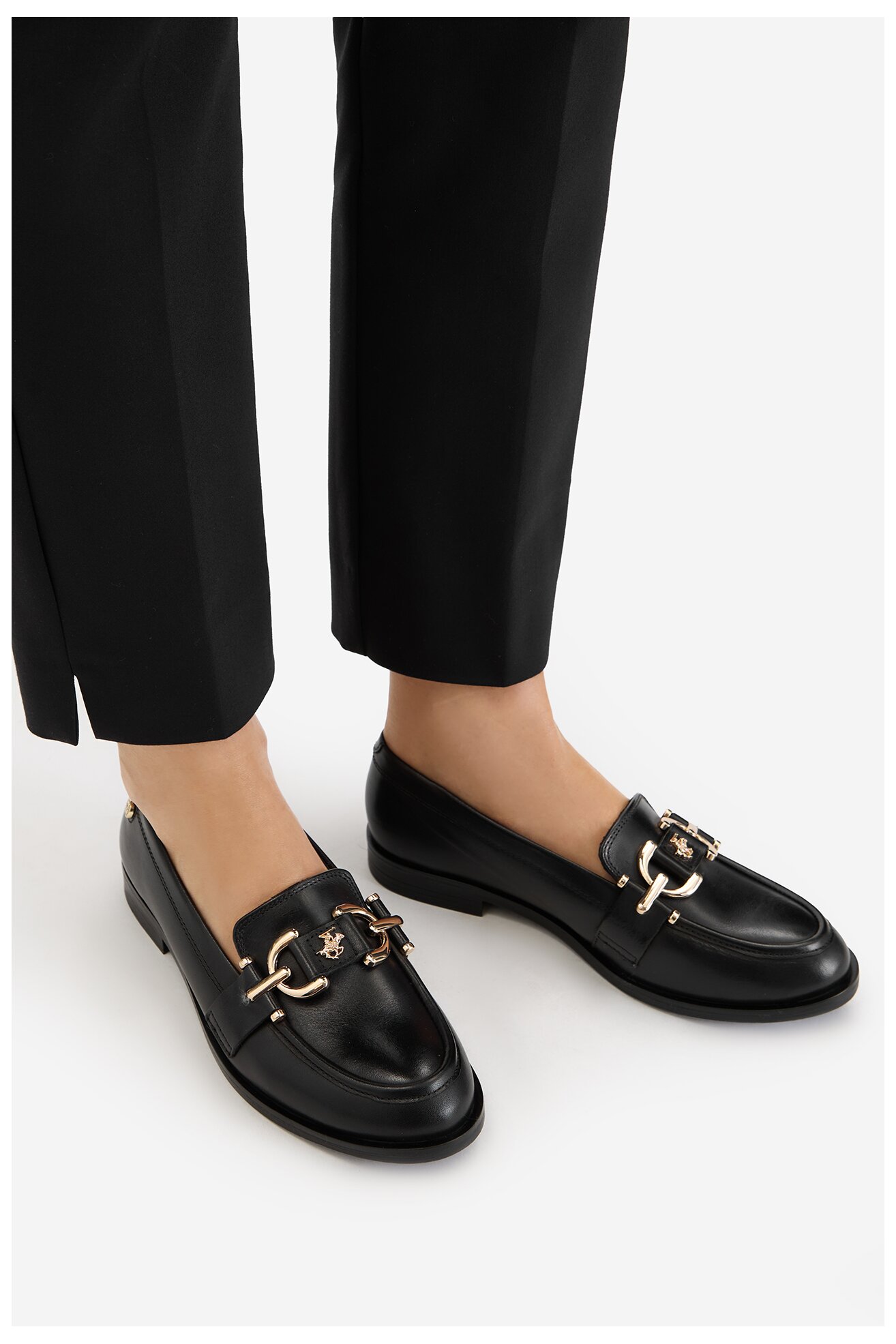 Mokasyn Beverly Hills Polo Club EO-WI16-STUFF-01 Czarny