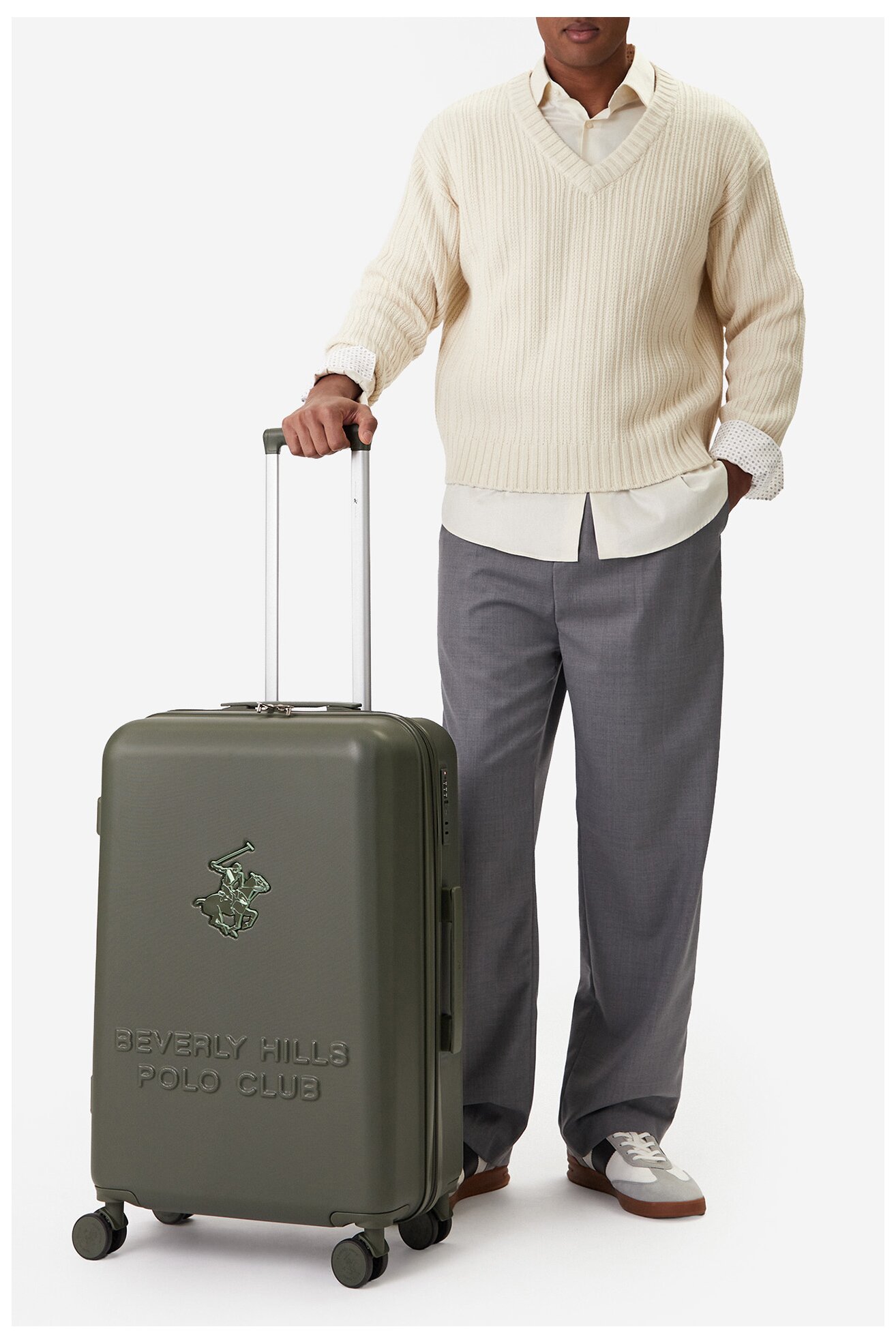 Kofer Beverly Hills Polo Club CEO-BHPC-M-003-08- TAMNO BEŽ