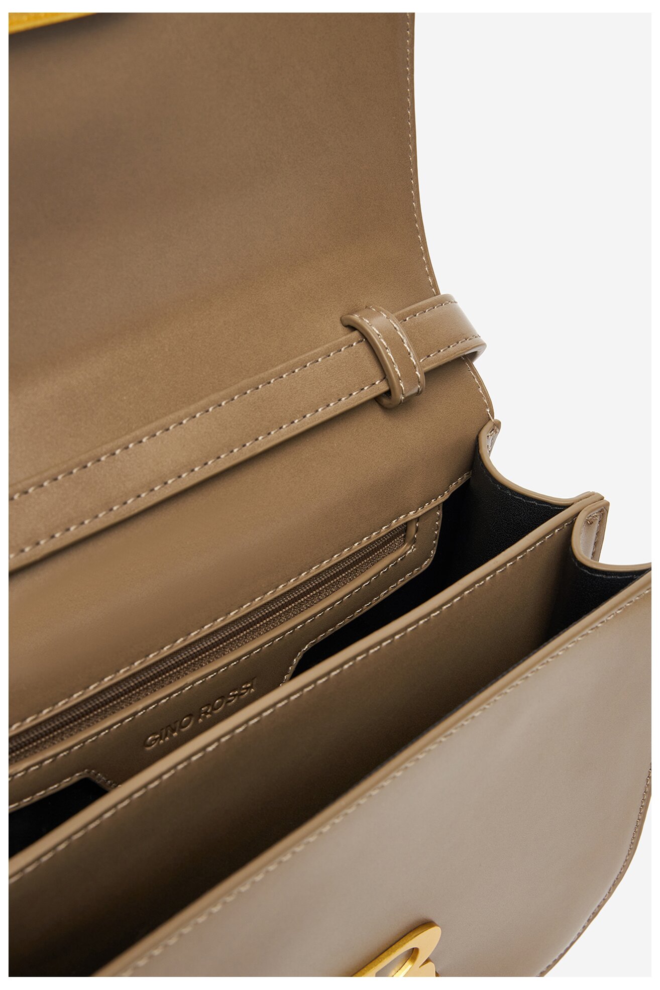 Geantă de mână Gino Rossi CEO-LINA-KQ44 BEJ ÎNCHIS