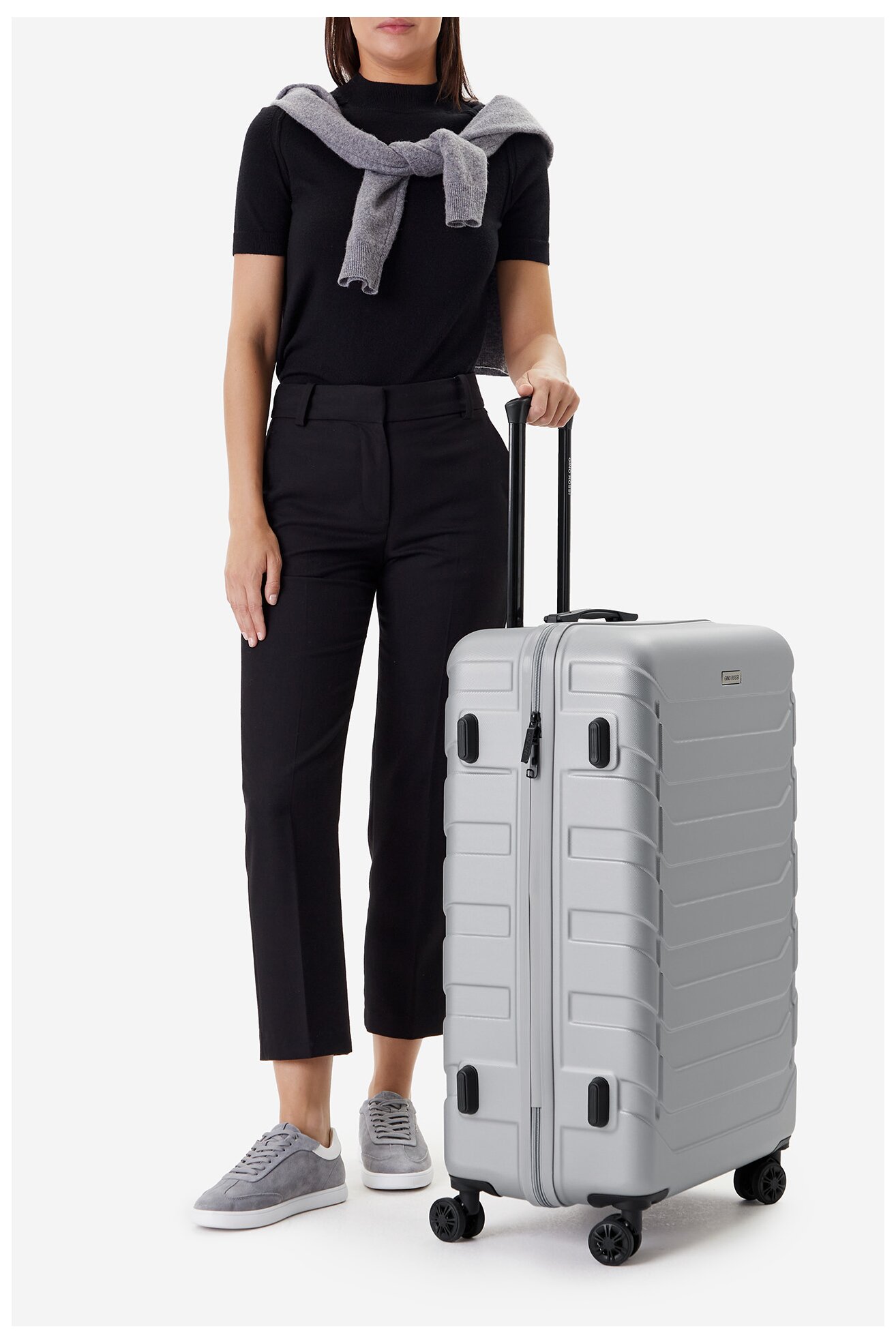 Walizka Gino Rossi GIN-L-003-05-SILVER Srebrny