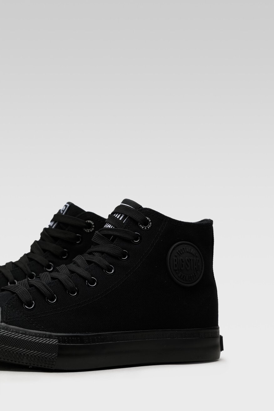 
                Big Star - Trampki czarne sznurowane - 5904248205935