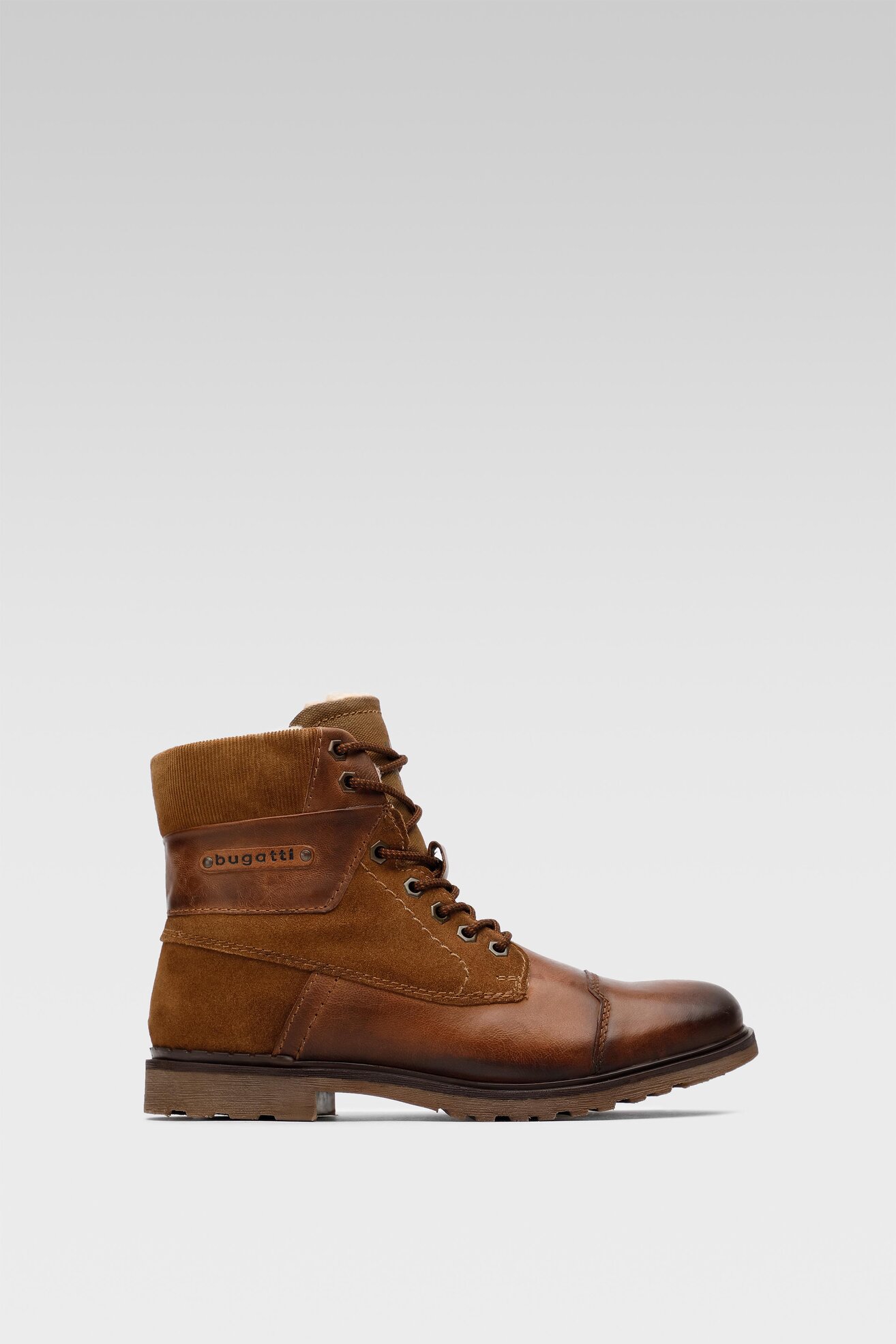 Trzewiki Bugatti 325-A0U55-3214-5363 Brązowy