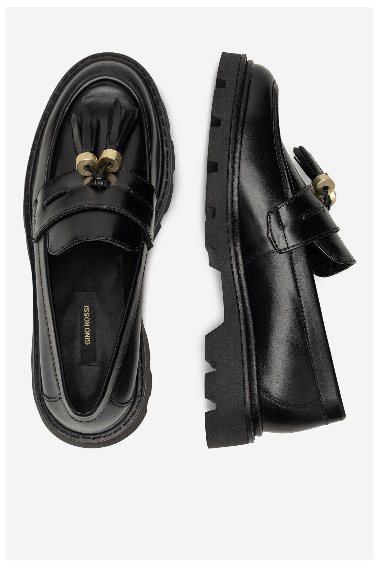 Mokasine Gino Rossi SIMON-115856 CRNA