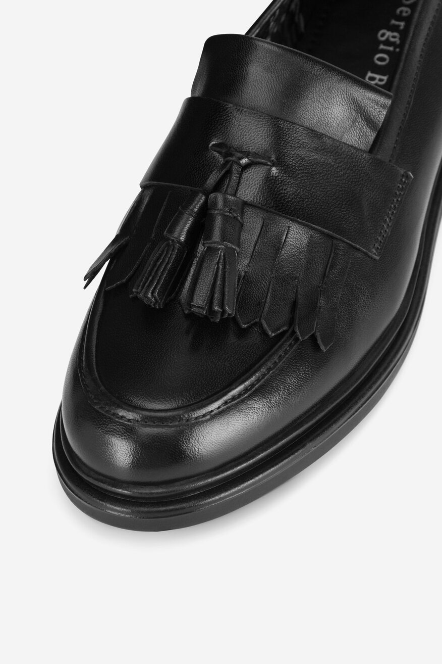 Sergio Bardi - Loafersy skórzane - 5905588939665