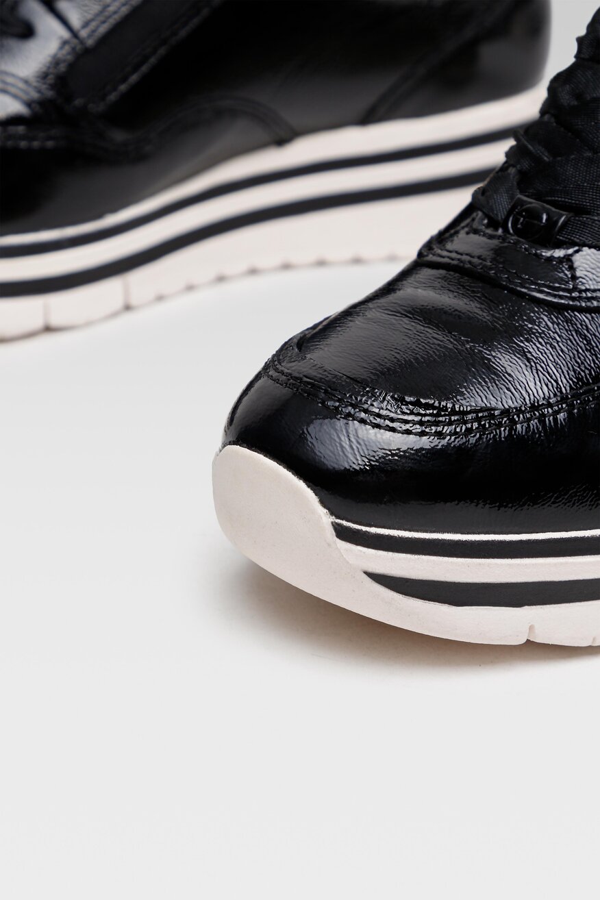 
                Tamaris - Skórzane półbuty czarne - 5903698968735