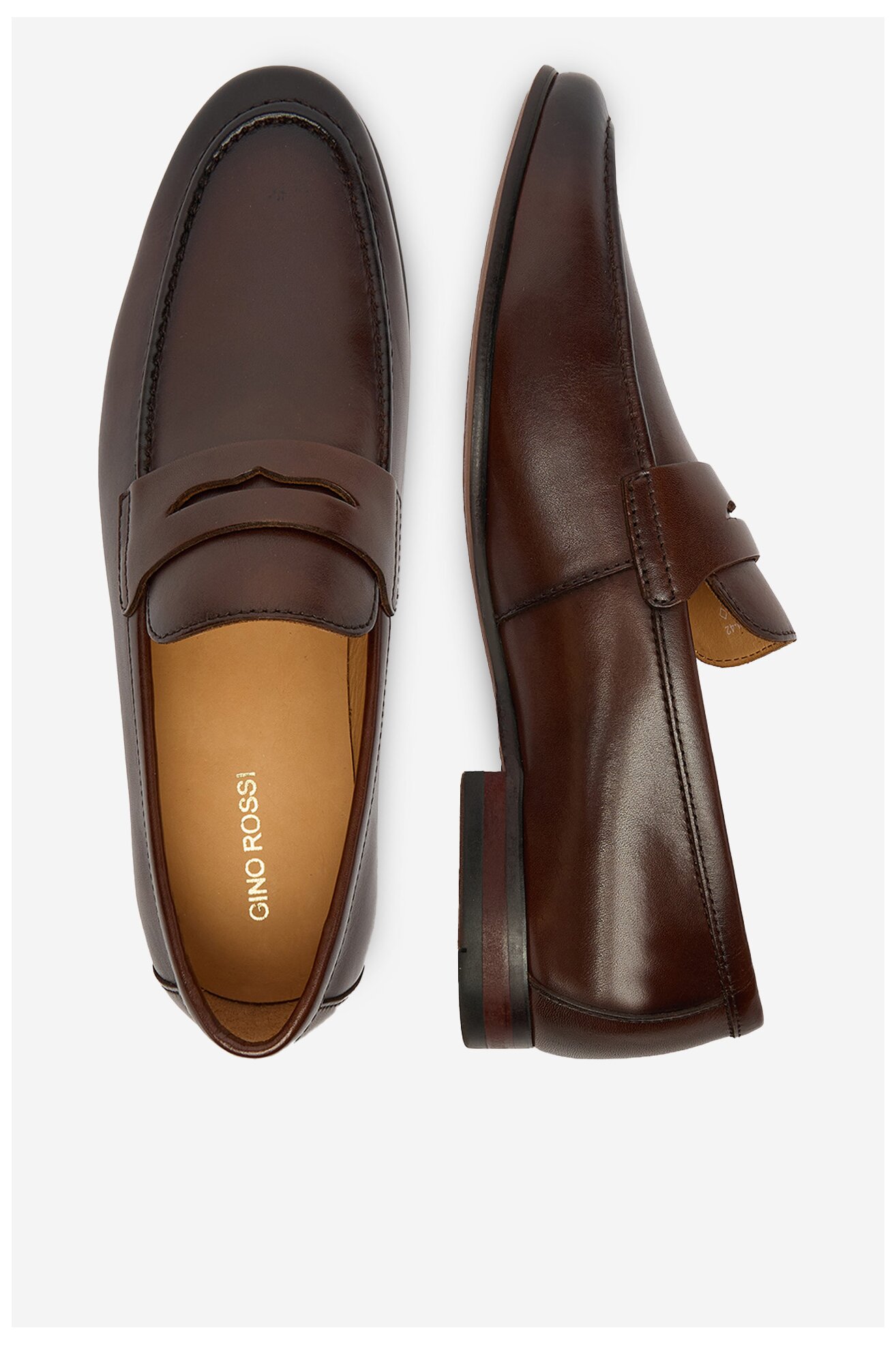 Мокасини Gino Rossi EO-BENITO-02 126AM КОРИЧНЕВИЙ