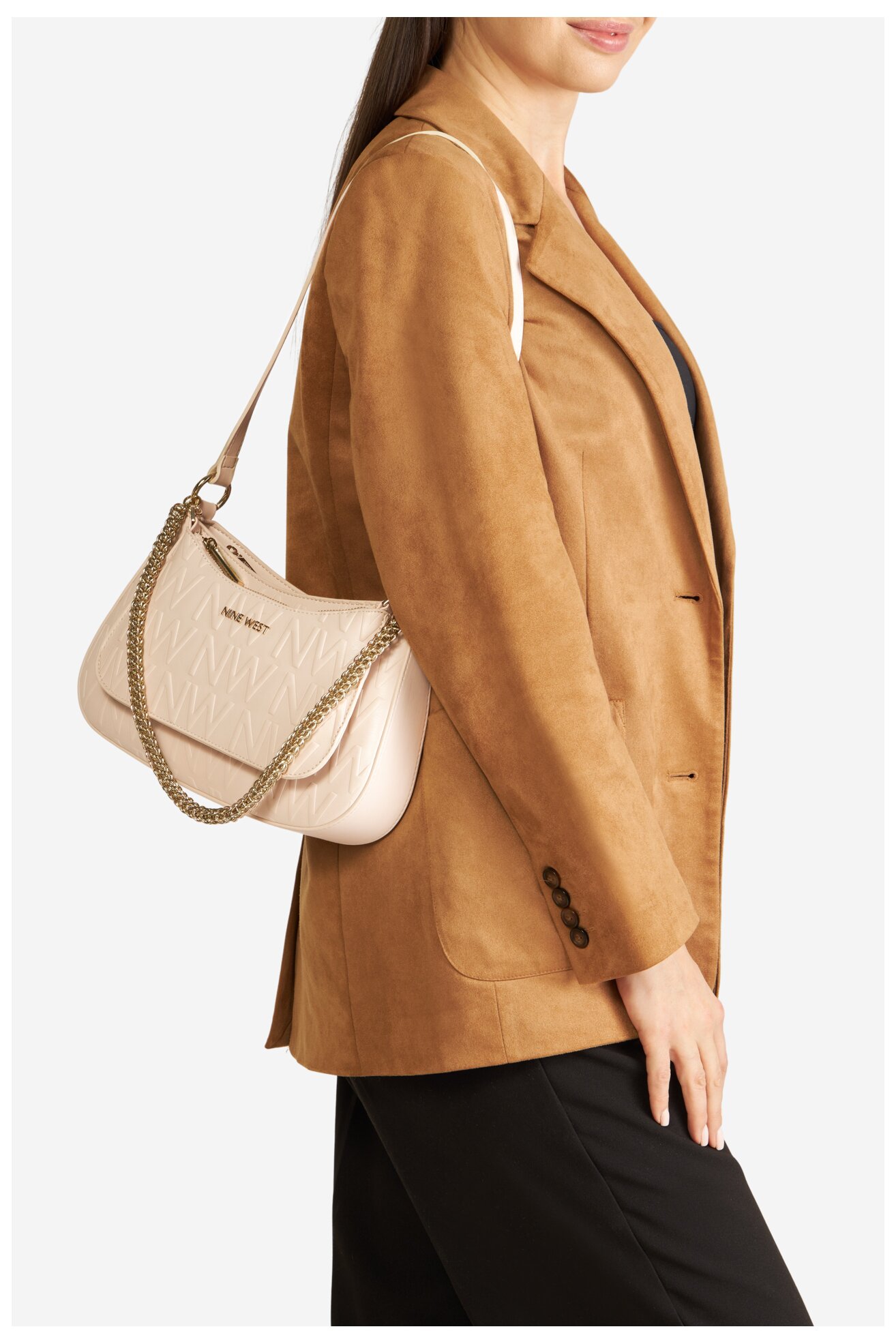 Сумка З Ремінцем NINE WEST LX10045 БЕЖЕВИЙ