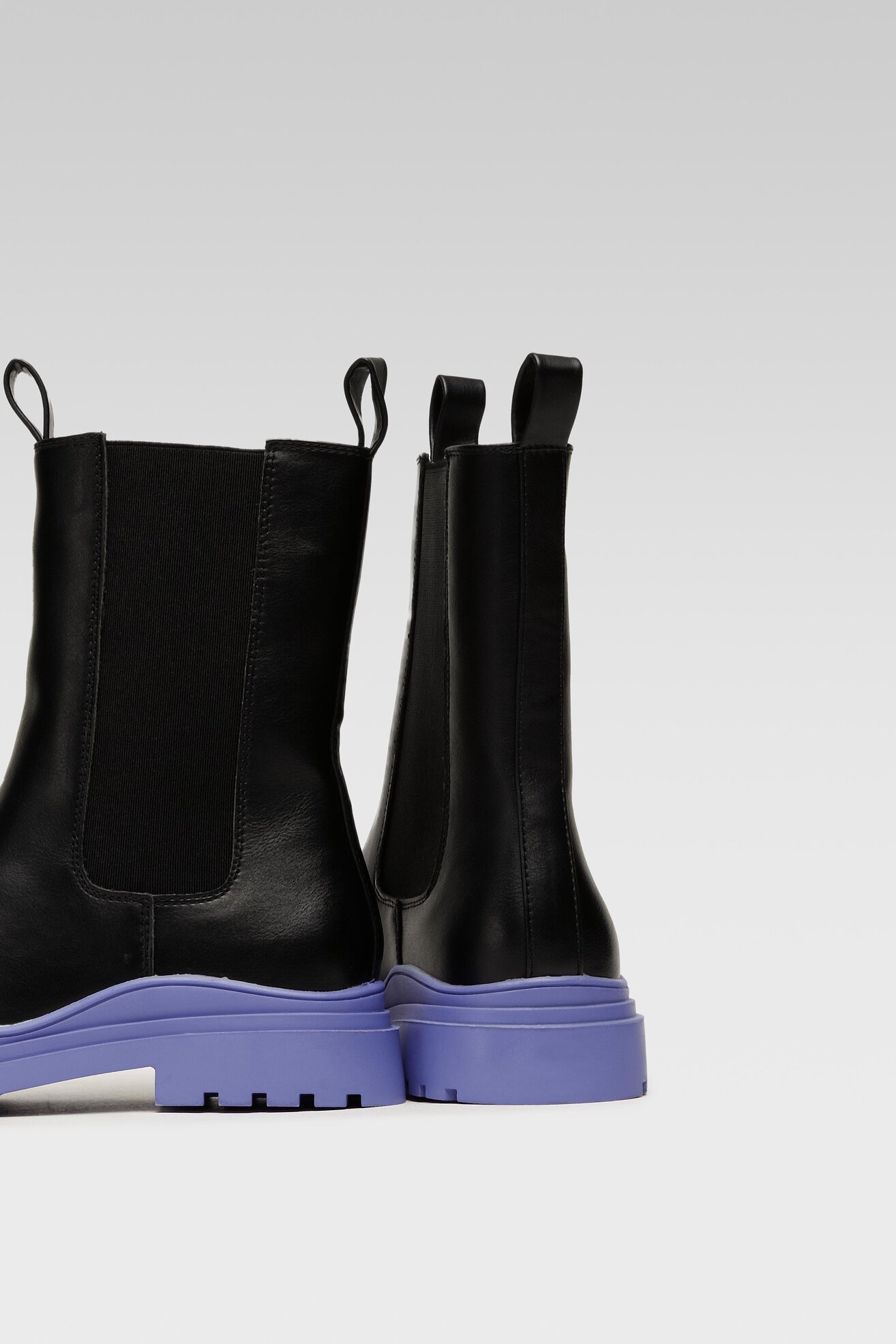 Botki DeeZee H90152-1K Fioletowy