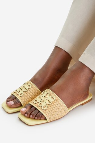 Шльопанець NINE WEST CEO-SMRL393661 ЖОВТИЙ