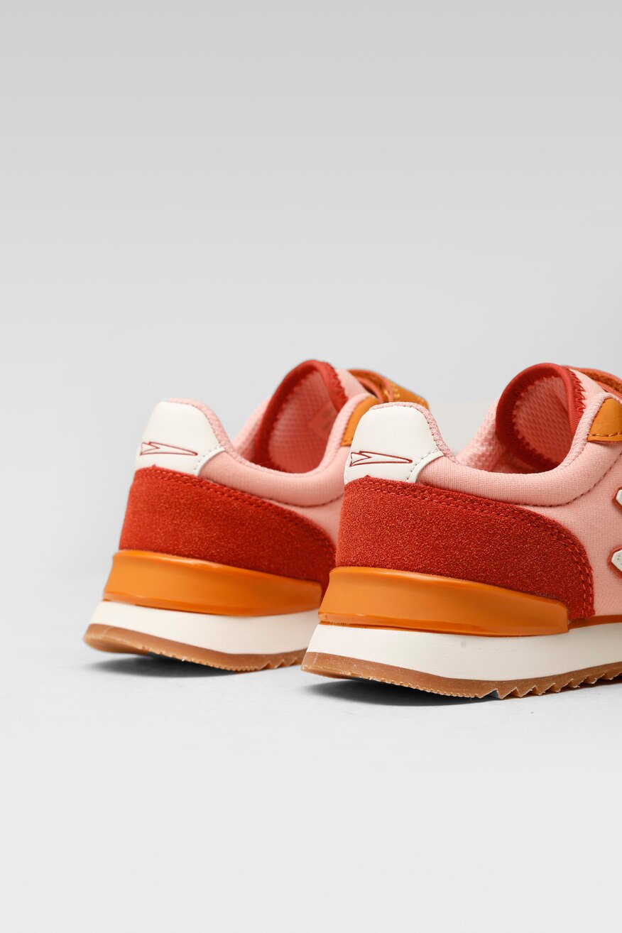 Sprandi - Obuwie sportowe różowe na rzep - 5903698939452