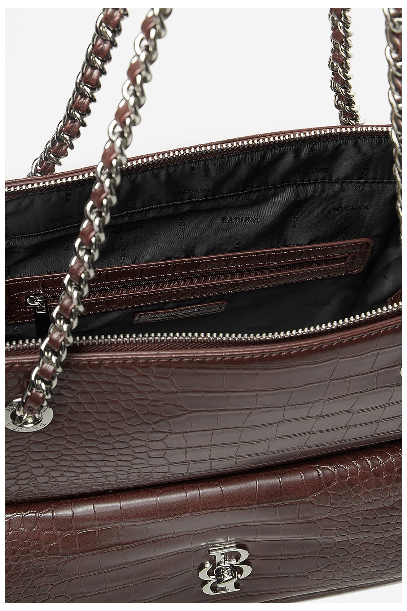 Kézitáska Badura C-ALANA-LDA7976 BARNA