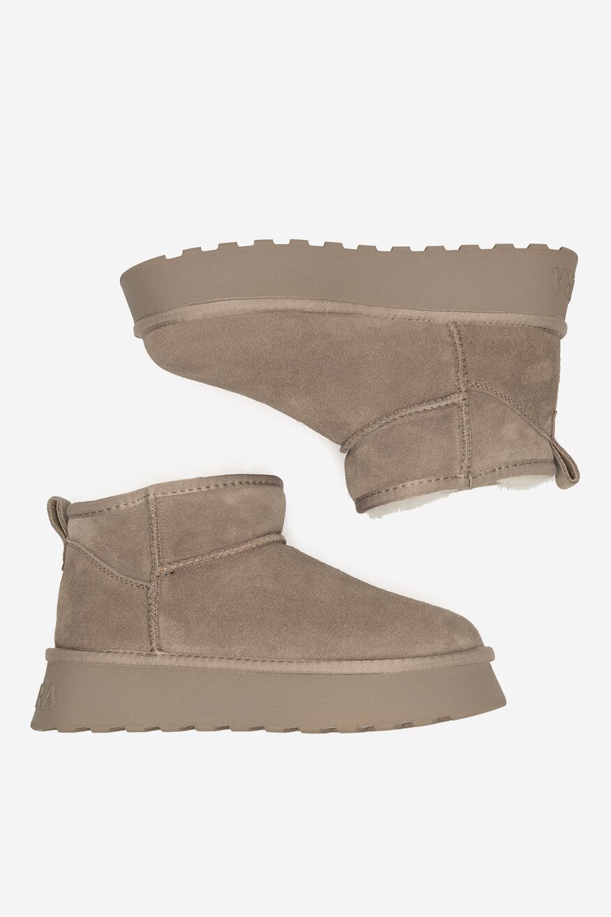 Badura - Śniegowce zamszowe ocieplane - 5906751382035