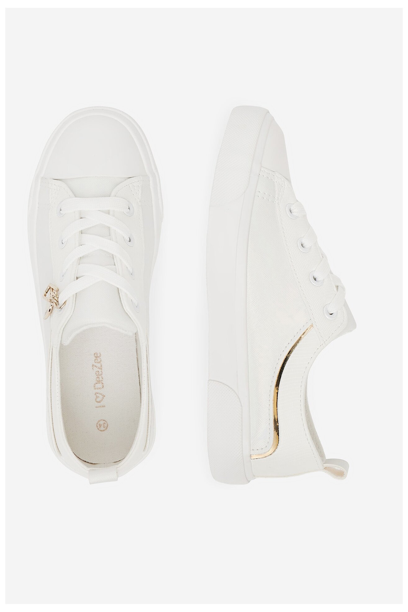 Vászoncipő DeeZee CSS20377-28 FEHÉR