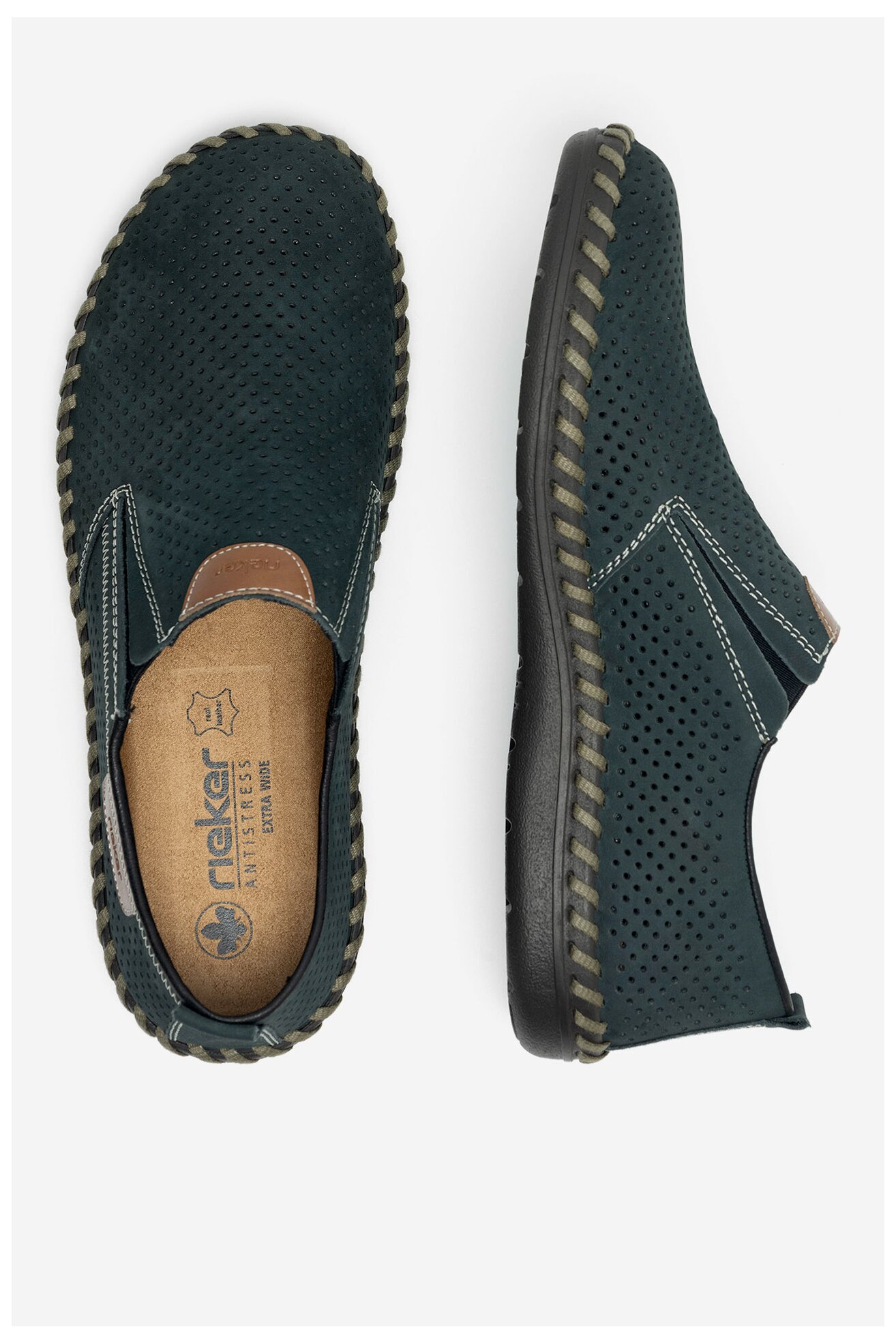 Półbuty Rieker B2465-14 Niebieski