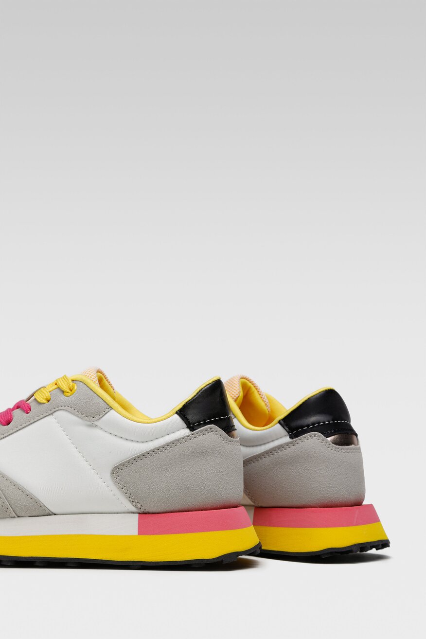 Nylon Red - Sneakersy kolorowe sznurowane - 5904248526016