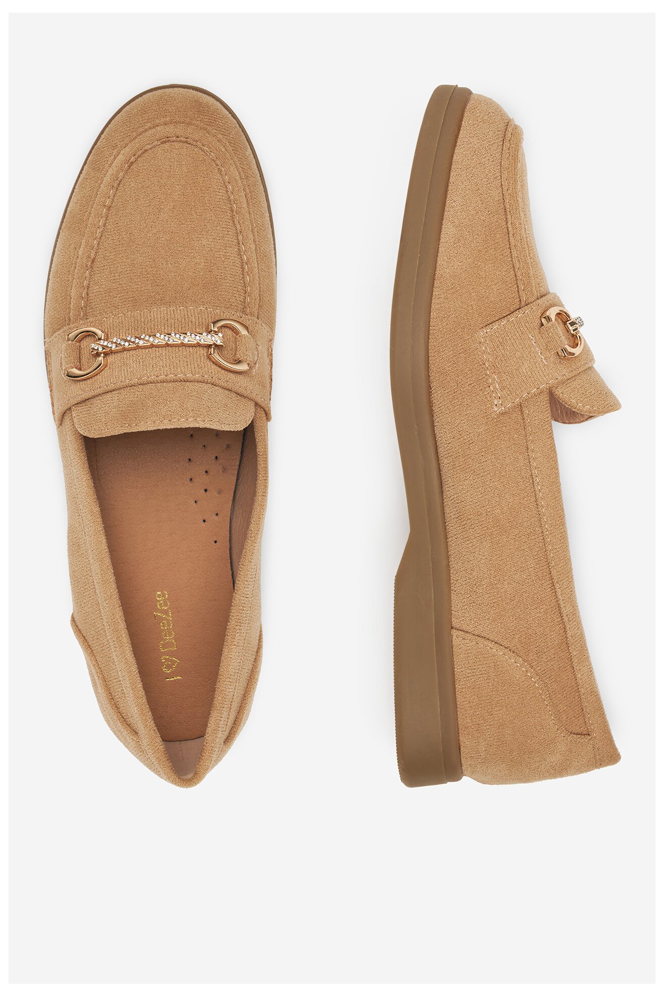 Mokasyn DeeZee DS1590-2 Beżowy